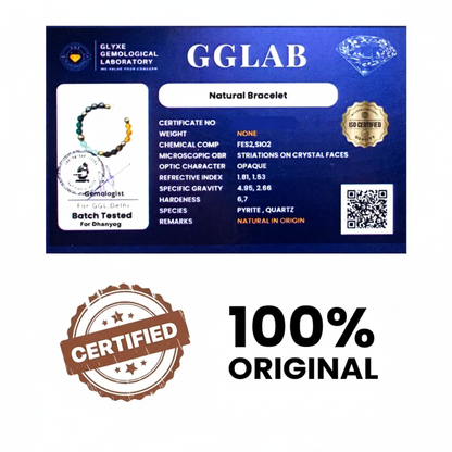 Dhan Yog Bracelet (Lab Certified)